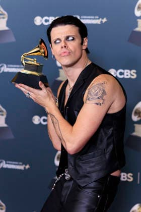 February 1, 2026, Los Angeles, California, USA: YUNGBLUD at the 68th Annual Grammy Awards press room on Sunday February 1, 2026 at Crypto.com Arena in Los Angeles, California. ARIANA RUIZ PI Los Angeles USA - ZUMAp124 20260201_zaa_p124_012 Copyright: xArianaxRuizx