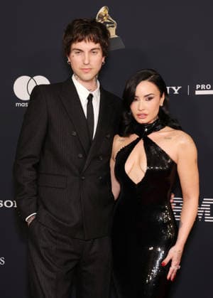 Pre-GRAMMY Gala & GRAMMY Salute to Industry Icons Honoring Avery Lipman and Monte Lipman Jordan Lutes and Demi Lovato at the Pre-GRAMMY Gala & GRAMMY Salute to Industry Icons Honoring Avery Lipman and Monte Lipman, The Beverly Hilton, Los Angeles, USA, 31 January 2026, Credit:Faye Sadou Avalon  Copyright: xFayexSadoux xAvalonx 1071204519