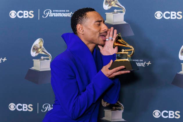February 1, 2026, Los Angeles, California, USA: Durand Bernarr at the 68th Annual Grammy Awards press room on Sunday February 1, 2026 at Crypto.com Arena in Los Angeles, California. ARIANA RUIZ PI Los Angeles USA - ZUMAp124 20260201_zaa_p124_114 Copyright: xArianaxRuizx