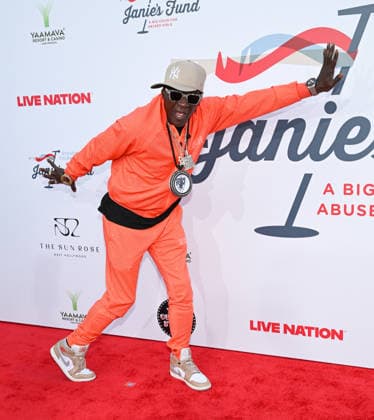 Steve Tyler™s 7th Annual Jam for Janie Grammy Viewing Party Flavor Flav arriving to Steve Tyler™s 7th Annual Jam for Janie Grammy Viewing Party at Hollywood Palladium on February 01, 2026 in Hollywood, CA. Hollywood Hollywood Palladium California USA Copyright: xLISAxOConnor AFF-USA.comx