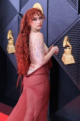 February 1, 2026, Los Angeles, California, USA: Chappell Roan on the red carpet of the 68th Annual Grammy Awards on Sunday February 1, 2026 at Crypto.com Arena in Los Angeles, California. JAVIER ROJAS PI Los Angeles USA - ZUMAp124 20260201_zaa_p124_238 Copyright: xJavierxRojasx