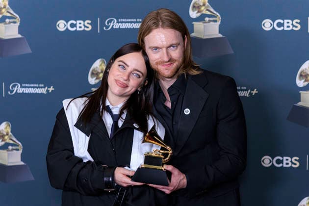 February 1, 2026, Los Angeles, California, USA: (L-R) Billie Eilish and Finneas at the 68th Annual Grammy Awards press room on Sunday February 1, 2026 at Crypto.com Arena in Los Angeles, California. ARIANA RUIZ PI Los Angeles USA - ZUMAp124 20260201_zaa_p124_328 Copyright: xArianaxRuizx