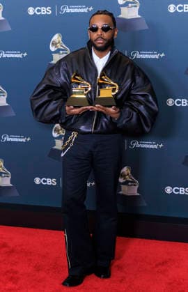 February 1, 2026, Los Angeles, California, USA: Sounwave at the 68th Annual Grammy Awards press room on Sunday February 1, 2026 at Crypto.com Arena in Los Angeles, California. ARIANA RUIZ PI Los Angeles USA - ZUMAp124 20260201_zaa_p124_367 Copyright: xArianaxRuizx