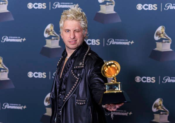 February 1, 2026, Los Angeles, California, USA: Andrew Watt at the 68th Annual Grammy Awards press room on Sunday February 1, 2026 at Crypto.com Arena in Los Angeles, California. ARIANA RUIZ PI Los Angeles USA - ZUMAp124 20260201_zaa_p124_421 Copyright: xArianaxRuizx