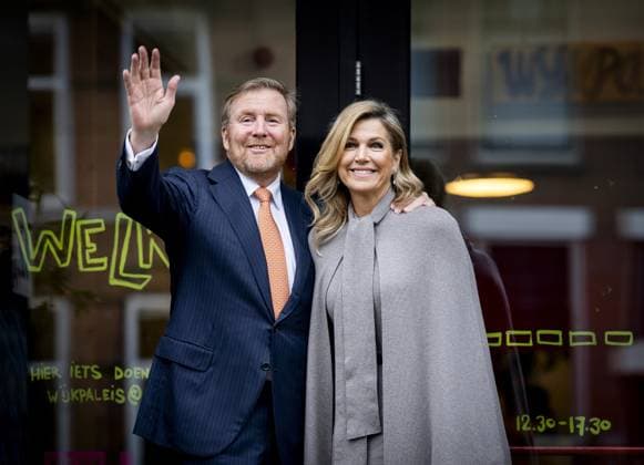 ROTTERDAM King Willem-Alexander and Queen Maxima were welcomed at the Wijkpaleis community center, where they were updated on various social initiatives supported by the Oranje Fonds in recent years. This was their 250th anniversary as patrons of the fund. KOEN VAN WEEL ANP netherlands out - belgium out  Copyright: xx x549440427x originalFilename: 549440427.jpg