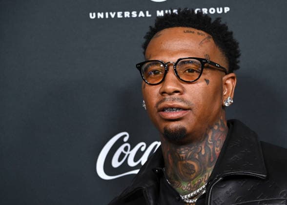 Universal Music Group™s GRAMMY Party Moneybagg Yo arriving to Universal Music Group™s After Party Celebrating The 68th GRAMMY Awards held at NYA West on February 1, 2026 in Los Angeles, Ca. Los Angeles NYA West California USA Copyright: xTammiexArroyo xAFF-USA.comx