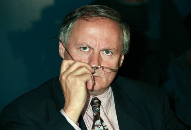 Deutschland, Bonn, 14.06.1990 F: 01-47-20 Pressekonferenz der SPD Foto: Oskar Lafontaine, Ministerpräsident des Saarlandes Pressekonferenz der SPD Pressekonferenz der SPD *** Germany, Bonn, 14 06 1990 F 01 47 20 Press conference of the SPD Photo Oskar Lafontaine, Minister President of Saarland Press conference of the SPD Press conference of the SPD