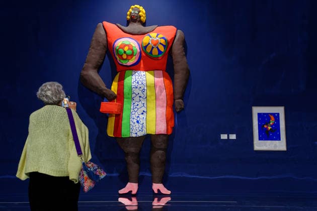 Kunst Malerei Plasik 31.01.2026 Hannover Sprengel Museum Kunstausstellung Niki de Saint Phalle, Yayoi Kusama und Takashi Murakami Love you for infinity Niki de Saint Phalle, Hannover Sprengel Museum Niedersachsen GER
