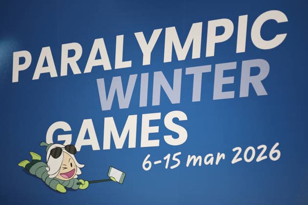 February 2, 2026, Ferno, Lombardy, Italy: February 2, 2026, Ferno, Italy. Olympic and Paralympic Games - Malpensa Airport. The photo shows the Olympic and Paralympic Games logo and rings, IPC at Malpensa Airport during the accreditation process; the 2026 Winter Olympic Games will be held from February 6 to 22 at various venues in Lombardy and Northeastern Italy. Ferno Italy  - ZUMAa289 20260202_zia_a289_208 Copyright: xPierrexTeyssotx