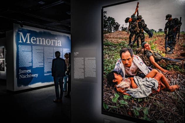 Berlin Mitte, Oranienburger Straße;; FOTOGRAFISKA Museum Berlin, The Contemporary Museum of Photography im ehemaligen Kunsthaus Tacheles. Ausstellung JAMES NACHTWEY : Memoria - 02.02.2026 *nur für die redaktionelle Berichterstattung Berlin