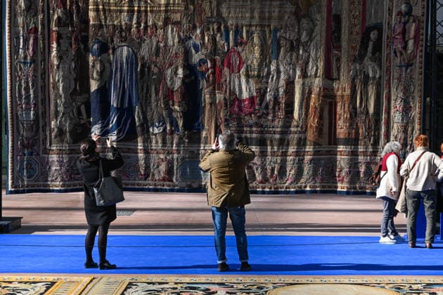 Opening of the Exhibition The Rediscovered Treasure of the Sun King - Paris Opening of the exhibition The rediscovered Treasure of the Sun King at the Grand Palais in Paris, France on February 2, 2026. Photo by Lionel Urman ABACAPRESS.COM Paris France  Copyright: xUrmanxLionel ABACAx