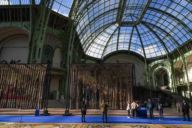 Opening of the Exhibition The Rediscovered Treasure of the Sun King - Paris Opening of the exhibition The rediscovered Treasure of the Sun King at the Grand Palais in Paris, France on February 2, 2026. Photo by Lionel Urman ABACAPRESS.COM Paris France  Copyright: xUrmanxLionel ABACAx