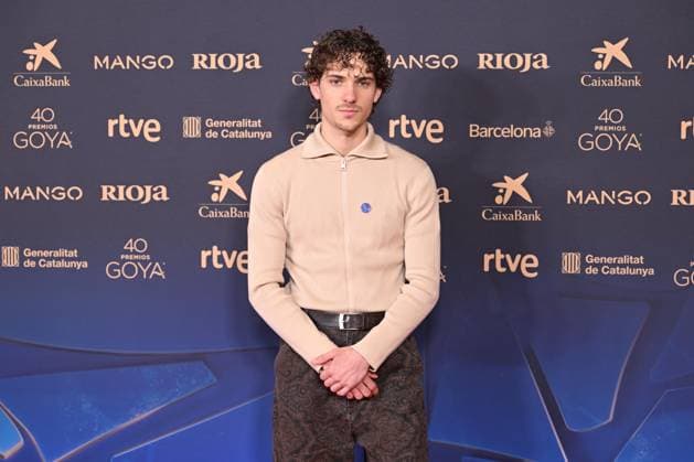 Nominees Meeting of the 40th Goya Awards Hugo Welzel, nominated for Best New Actor for Enemigos, poses at the photocall of the Nominees Meeting of the 40th Goya Awards, held at the Real Casino de Madrid, February 02, 2026, in Madrid Spain FAMOUS GOYA AWARDS CINEMA José Madrid Madrid Spain  Copyright: xJosÃ xOlivax 7261695