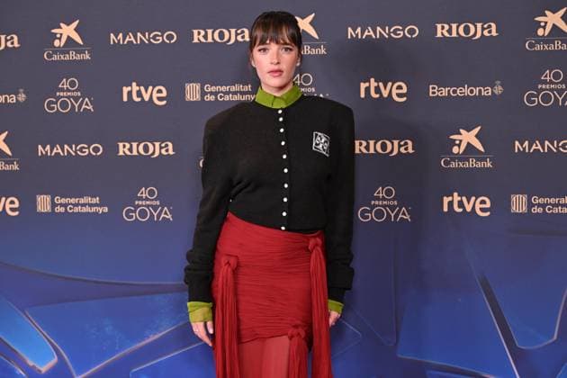 Nominees Meeting of the 40th edition of the Goya Awards Susana Abaitua, nominated for best leading actress for Un fantasma en la batalla , poses at the photocall of the Nominees Meeting of the 40th edition of the Goya Awards, held at the Real Casino de Madrid, February 2, 2026, in Madrid Spain FAMOUS PREMIOS GOYA CINE AWARDS José Madrid Madrid Spain  Copyright: xJosÃ xOlivax 7261730