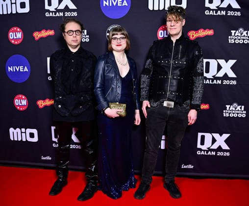 STOCKHOLM, SWEDEN 20260202 Signe Krantz and company arrive at the QX gala at Cirkus in Stockholm STOCKHOLM SWEDEN x10030x  Copyright: xJonasxEkströmer TTx QX-GALAN 2026 OcTcMRqRF4o