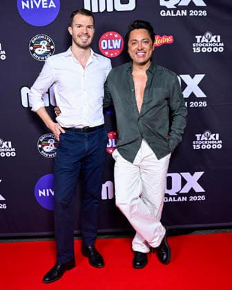 STOCKHOLM, SWEDEN 20260202 Fredrik Nordin and Alexander Catalan arrive at the QX gala at Cirkus in Stockholm STOCKHOLM SWEDEN x10030x  Copyright: xJonasxEkströmer TTx QX-GALAN 2026 Z2q4dz5xEXI