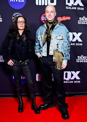 STOCKHOLM, SWEDEN 20260202 Christina Ouzounidis and Robert Fux arrive at the QX gala at Cirkus in Stockholm STOCKHOLM SWEDEN x10030x  Copyright: xJonasxEkströmer TTx QX-GALAN 2026 dJYP5ZcKPzE