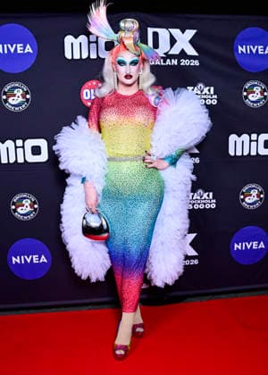 STOCKHOLM, SWEDEN 20260202 Lavender Whip arrives at the QX gala at Cirkus in Stockholm STOCKHOLM SWEDEN x10030x  Copyright: xJonasxEkströmer TTx QX-GALAN 2026 C-OnWXpGug0