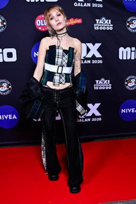 STOCKHOLM, SWEDEN 20260202 Ida Gratte arrives at the QX gala at Cirkus in Stockholm STOCKHOLM SWEDEN x10030x  Copyright: xJonasxEkströmer TTx QX-GALAN 2026 CjaaXDDyIOs