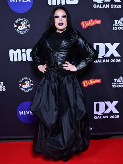 STOCKHOLM, SWEDEN 20260202 Nixie arrives at the QX gala at Cirkus in Stockholm STOCKHOLM SWEDEN x10030x  Copyright: xJonasxEkströmer TTx QX-GALAN 2026 7FSwbi4l8A4