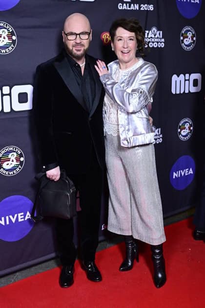STOCKHOLM, SWEDEN 20260202 Fredrik Kempe and Annica Edstam arrive at the QX gala at Cirkus in Stockholm STOCKHOLM SWEDEN x10030x  Copyright: xJonasxEkströmer TTx QX-GALAN 2026 2rs69cJD-fk