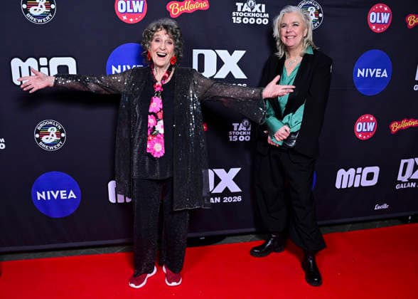 STOCKHOLM, SWEDEN 20260202 Siw Malmkvist, nominated for Darling of the Year and Movie of the Year The movie about Siw and company arrives at the QX gala at Cirkus in Stockholm STOCKHOLM SWEDEN x10030x  Copyright: xJonasxEkströmer TTx QX-GALAN 2026 4Noin-x1WAE