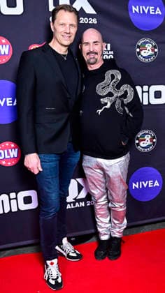 STOCKHOLM, SWEDEN 20260202 Nicklas Sigurdsson and Micael Bindefeld arrive at the QX gala at Cirkus in Stockholm STOCKHOLM SWEDEN x10030x  Copyright: xJonasxEkströmer TTx QX-GALAN 2026 BgTGGQrcMFg