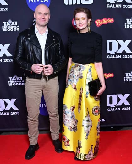 STOCKHOLM, SWEDEN 20260202 Fredrik Svensson and Birgitta Ohlsson arrive at the QX gala at Cirkus in Stockholm STOCKHOLM SWEDEN x10030x  Copyright: xJonasxEkströmer TTx QX-GALAN 2026 hhtYvfwXXEU