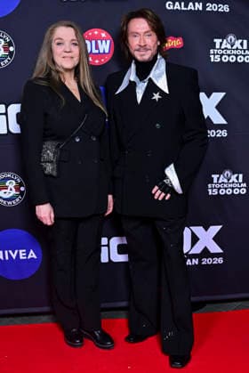 STOCKHOLM, SWEDEN 20260202 Cicki Lindholm and Christer Lindarw arrive at the QX gala at Cirkus in Stockholm STOCKHOLM SWEDEN x10030x  Copyright: xJonasxEkströmer TTx QX-GALAN 2026 9QJ1Z-LqaKU
