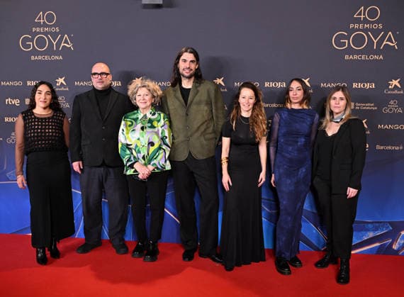 Nominees Meeting of the 40th edition of the Goya Awards The team of the film Sirat , poses at the photocall of the Nominees Meeting of the 40th edition of the Goya Awards, held at the Real Casino de Madrid, on February 02, 2026, in Madrid Spain CINE GOYA AWARDS PHOTOCALL GENTE José Ramó Madrid Madrid Madrid Spain  Copyright: xJosÃ xRamonxGuisadox 7261991