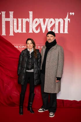 Hurlevent or Wuthering Heights photocall in Paris EB French composer Audrey Ismael (L) and French director and screenwriter Julien Colonna pose during a photocall before the screening of the movie Wuthering Heights at the Grand Rex theater in Paris on February 2, 2026. Photo by Eliot Blondet ABACAPRESS.COM Paris France France  Copyright: xBlondetxEliot ABACAx