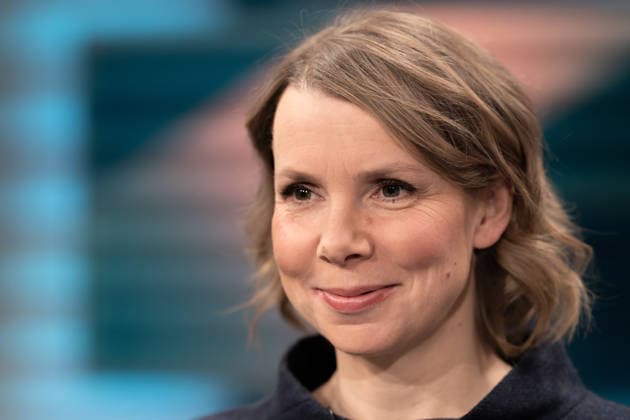 Hart aber Fair aus Köln am 02. Februar 2026 Der Aufschwung. Im Bild Helene Bubrowski, stellvertretende Chefredakteurin von Table Media. Der angekündigte Aufschwung ist nicht in Sicht. Zuweisungen der Verantwortlichkeit sind auf allen politischen Ebenen zu vernehmen. Welches sind die falschen, welches die richtigen Ursachen? Köln Nordrhein-Westfalen Deutschland *** Hart aber Fair from Cologne on February 02, 2026 The upswing In the picture Helene Bubrowski, Deputy Editor-in-Chief of Table Media The announced upswing is not in sight Assignments of responsibility can be heard at all political levels Which are the wrong causes, which are the right ones Cologne North Rhine-Westphalia Germany