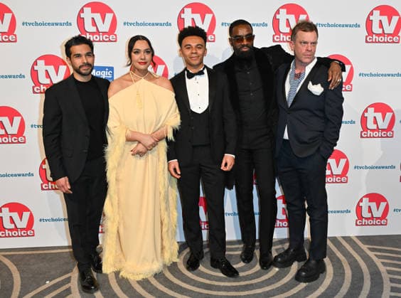 TV Choice Awards 2026, Arrivals, London, UK. 02 February 2026. London, UK, 02 February 2026. Neet Mohan, Sarah Seggari, Milo Clarke, Charles Venn and William Beck attend the TV Choice Awards 2026 at the The London Hilton, Park Lane, London, UK., Credit:Lee Floyd Avalon UK, London, The London Hilton, Park Lane Copyright: xLeexFloydx xAvalonx 1071587822