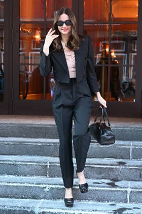 Miranda Kerr departs her hotel in a cropped jacket and simple black trousers on a frigid afternoon with temps below freezing ** VIDEO AVAILABLE PLEASE CONTACT photodesk@instarimages.com TO RECEIVE** Featuring: Miranda Kerr Where: New York City, New York, United States When: 02 Feb 2026 Credit: Elder Ordonez INSTARimages EDITORIAL USE ONLY. NOT FOR USE BY NEWSPAPERS BASED IN THE UK. Copyright: xx instar55433945
