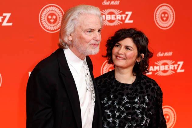Hermann Bühlbecker und Audrey Tautou bei der 25. Lambertz Monday Night in den MMC Studios. Köln, 02.02.2026