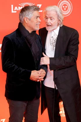 Esai Morales und Hermann Bühlbecker bei der 25. Lambertz Monday Night in den MMC Studios. Köln, 02.02.2026