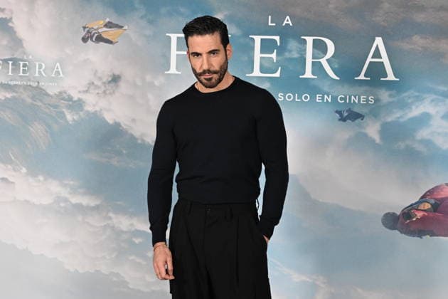 Photocall of the film La Fiera in Madrid Actor Miguel Ángel Silvestre poses during the presentation of the film La Fiera at the Hotel Barceló Torre de Madrid, on February 03, 2026, in Madrid Spain The film delves into the universe of BASE jumping in wingsuits, one of the most extreme and fascinating disciplines of risk sport, to build a deeply human story PHOTOCALL CINE FILM ACTOR 03 FEBRUARY 2026 José Madrid Madrid Madrid Espana  Copyright: xJosÃ xOlivax 7262344