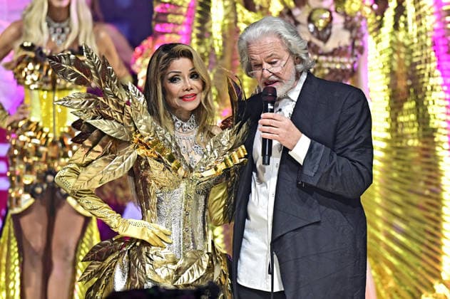 25. Lambertz Monday Night Hermann Bühlbecker und La Toya Jackson anläßlich der 25. Lambertz Monday Night am 02.02.2026 in in den MMC Filmstudios Köln. 20260202MWI106687