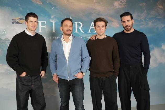 Miguel Bernardeau, Salvador Calvo, Carlos Cuevas and Miguel Angel Silvestre at photocall film La Fiera in Madrid on Tuesday, 03 February 2026 Cordon Press 