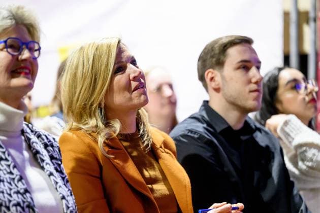 Tilburg, The Netherlands, 2026-02-03 14:00:00 TILBURG, February 14, 2026, Mind Us. Queen Maxima, honorary chair of the MIND Us Foundation, visits the municipality of Tilburg as part of the MIND Us Leading Locals network. Tilburg is one of eleven leading municipalities participating in the network. PHOTO: NLBeeld Patrick van Emst Credit: NL Beeld Patrick van Emst  Copyright: xx x
