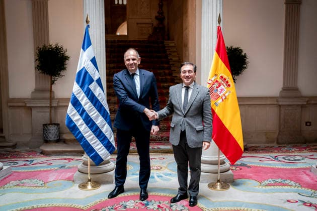 Albares meets with his Greek counterpart, Georgios Gerapetritis The Minister of Foreign Affairs, European Union and Cooperation, José Manuel Albares, meets with his Greek counterpart, Georgios Gerapetritis, on February 3, 2026, in Madrid Spain 03 FEBRUARY 2026 A Pé Espana  Copyright: xA.xPÃ rezxMecax 7263092