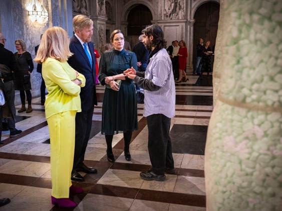 03-02-2026 Amsterdam King Willem-Alexander attended the 2026 Royal Award for Modern Painting in the Burgerzaal at the Dam palace in Amsterdam. Winners: Gideon van Gameren received this incentive prize, which includes a sum of 9,000 euro. Â  Copyright: xPPEx