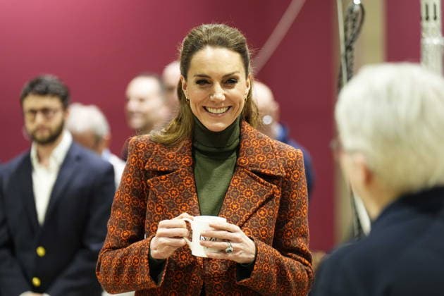 Princess of Wales visits Hiut Denim factory in Cardigan, Wales, 03 February 2026 The Princess of Wales during a visit to Hiut Denim, a family-owned company based in Cardigan, designing and manufacturing premium jeans entirely in the UK. Hiut was founded in 2011 to bring the knowledge and skill of jean-making back to Cardigan, where production began in the 1960s. Picture date: Tuesday February 3, 2026., Credit:Aaron Chown Avalon UK, Cardigan  Copyright: xAaronxChownx xAvalonx 1071788615