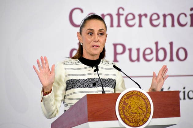 MexicoÃ¢â‚¬â ¢s President Claudia Sheinbaum Pardo speaks about the Public Infrastructure Investment Plan for Development with Well-being 2026-2030 during a press conference at National Palace. on February 3, 2026 in Mexico City, Mexico. Mexico City Mexico - ZUMAe321 20260203_zia_e321_005 Copyright: xLuisxBarronx