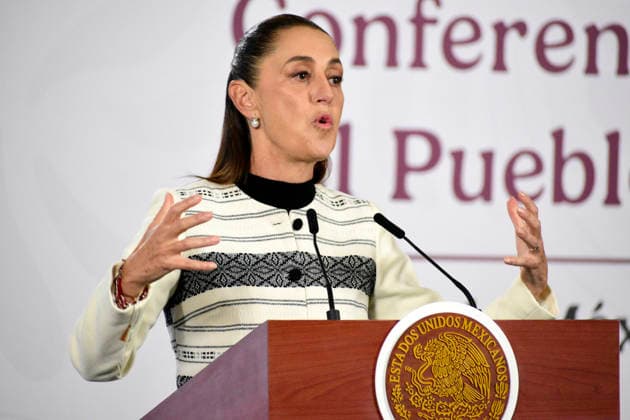 MexicoÃ¢â‚¬â ¢s President Claudia Sheinbaum Pardo speaks about the Public Infrastructure Investment Plan for Development with Well-being 2026-2030 during a press conference at National Palace. on February 3, 2026 in Mexico City, Mexico. Mexico City Mexico - ZUMAe321 20260203_zia_e321_006 Copyright: xLuisxBarronx