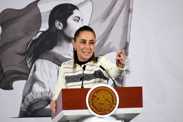 MexicoÃ¢â‚¬â ¢s President Claudia Sheinbaum Pardo speaks about the Public Infrastructure Investment Plan for Development with Well-being 2026-2030 during a press conference at National Palace. on February 3, 2026 in Mexico City, Mexico. Mexico City Mexico - ZUMAe321 20260203_zia_e321_011 Copyright: xLuisxBarronx