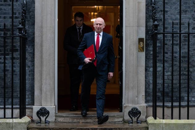 February 3, 2026, London, England, United Kingdom: JOHN HEALEY, Defence Secretary, leaves 10 Downing Street after a weekly Cabinet Meeting. London United Kingdom - ZUMAk172 20260203_zip_k172_117 Copyright: xThomasxKrychx