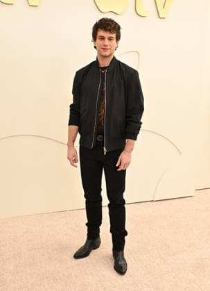 Apple TV Press Day Brandon Flynn arriving to Apple TV Press Day at Barker Hanger on February 03, 2026 in Santa Monica, CA. Santa Monica Barker Hanger California USA Copyright: xLISAxOConnor AFF-USA.comx