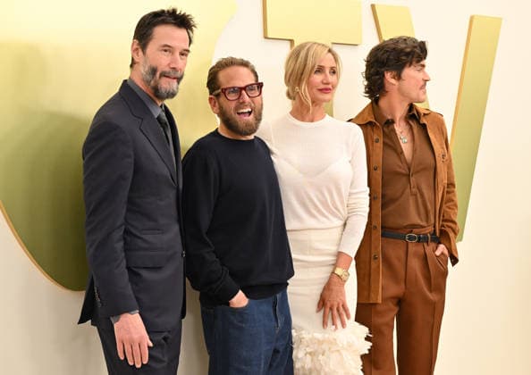 Apple TV Press Day Keanu Reeves, Jonah Hill, Cameron Diaz and Matt Bomer arriving to Apple TV Press Day at Barker Hanger on February 03, 2026 in Santa Monica, CA. Santa Monica Barker Hanger California USA Copyright: xLISAxOConnor AFF-USA.comx