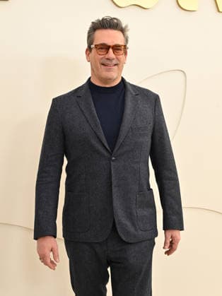 Apple TV Press Day Jon Hamm arriving to Apple TV Press Day at Barker Hanger on February 03, 2026 in Santa Monica, CA. Santa Monica Barker Hanger California USA Copyright: xLISAxOConnor AFF-USA.comx